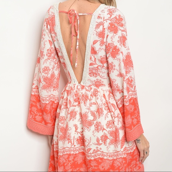 IVORY CORAL SKATER - Dress - Picture 3 of 3